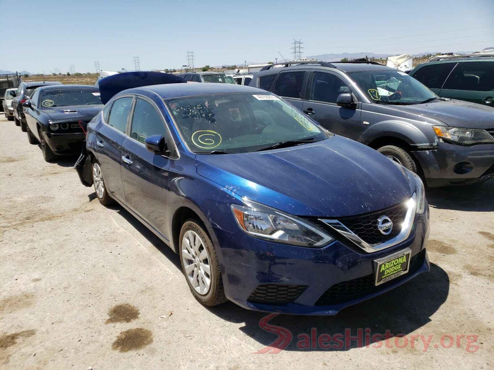 3N1AB7AP3KY383382 2019 NISSAN SENTRA