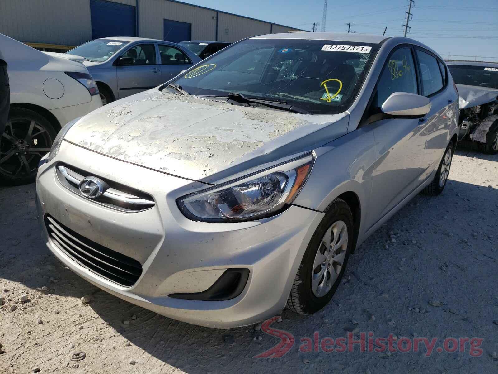 KMHCT5AE2GU237812 2016 HYUNDAI ACCENT