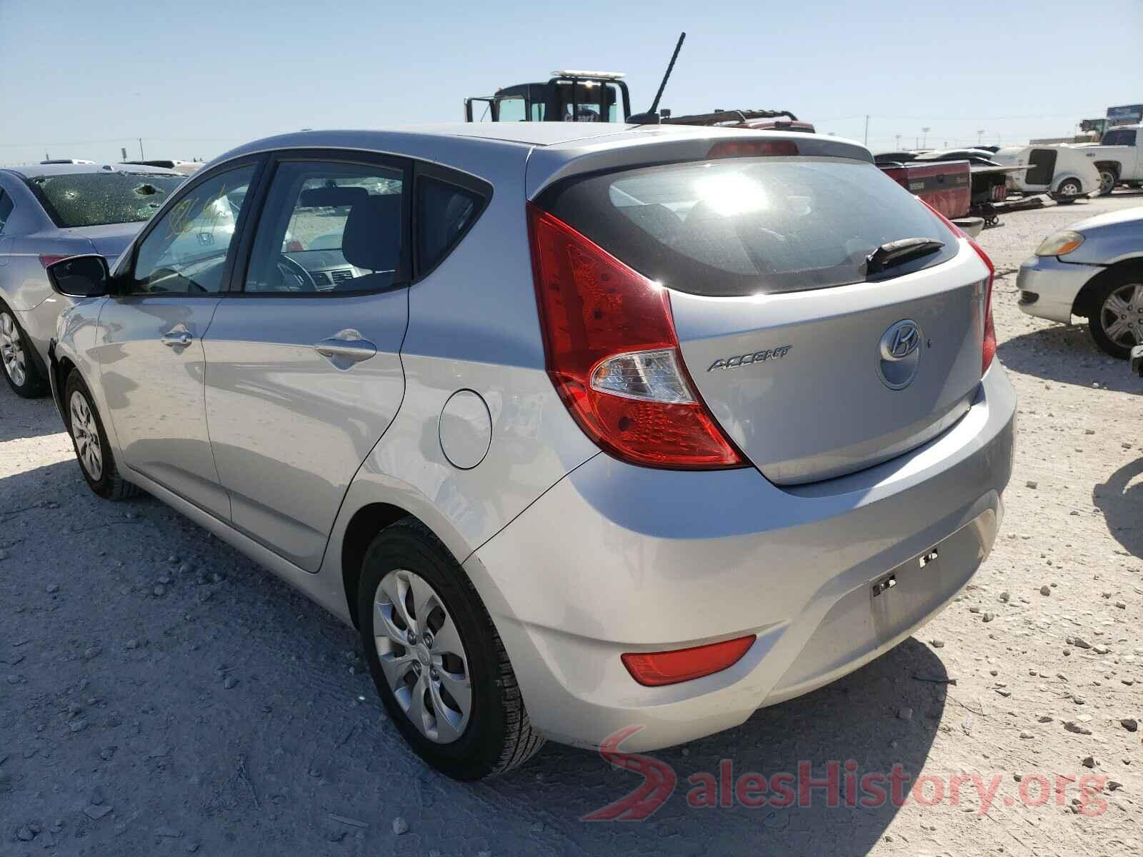 KMHCT5AE2GU237812 2016 HYUNDAI ACCENT