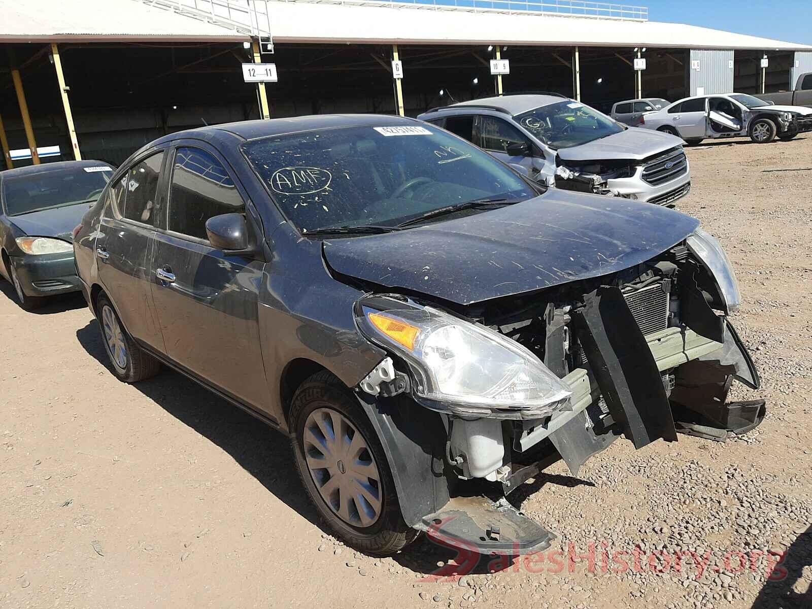 3N1CN7APXGL840807 2016 NISSAN VERSA