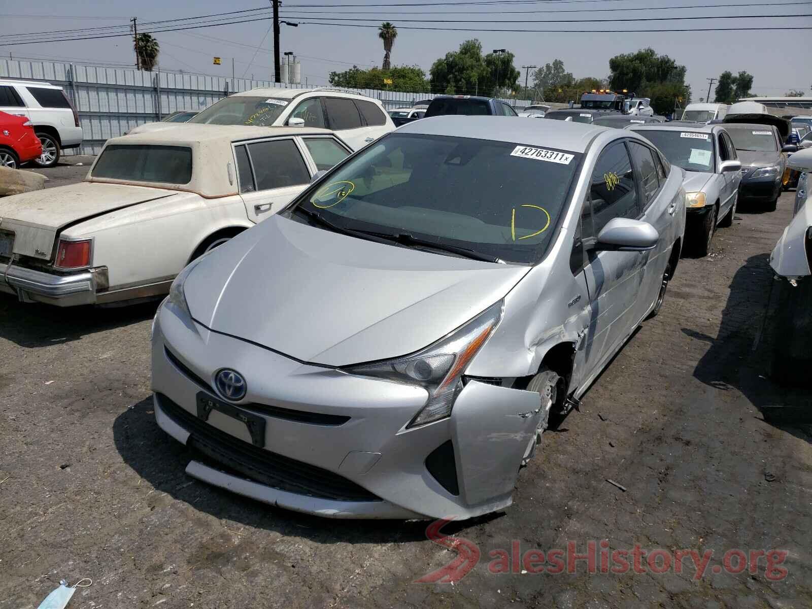 JTDKBRFU6H3031216 2017 TOYOTA PRIUS