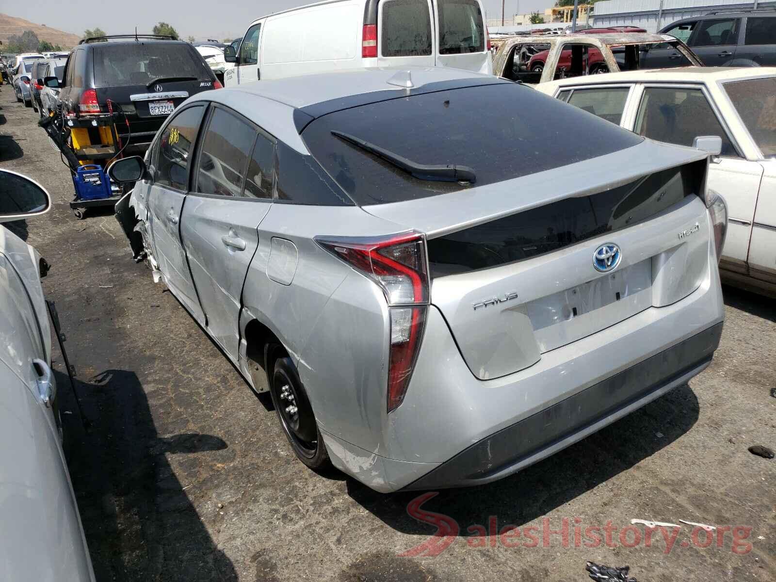 JTDKBRFU6H3031216 2017 TOYOTA PRIUS