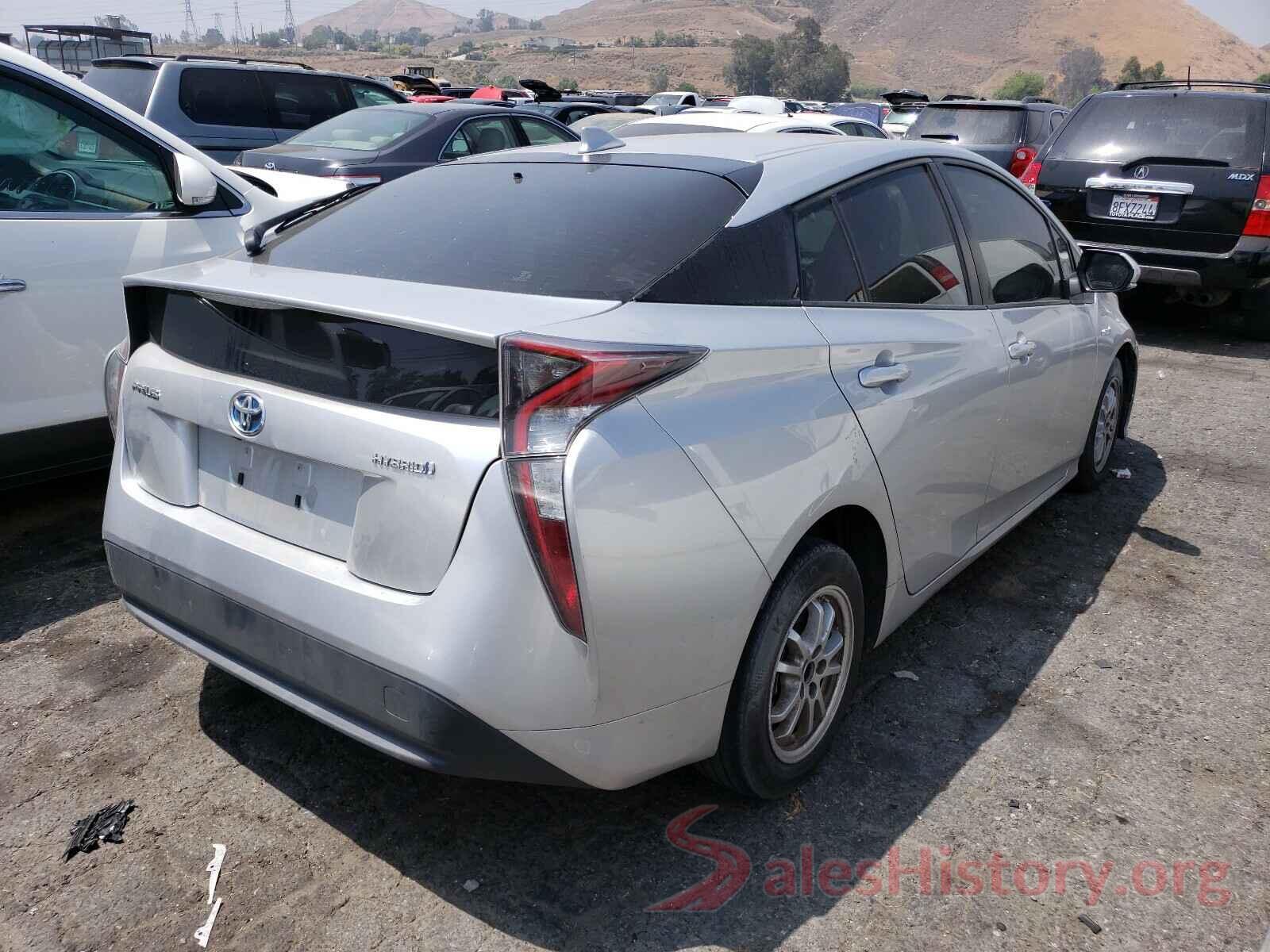 JTDKBRFU6H3031216 2017 TOYOTA PRIUS