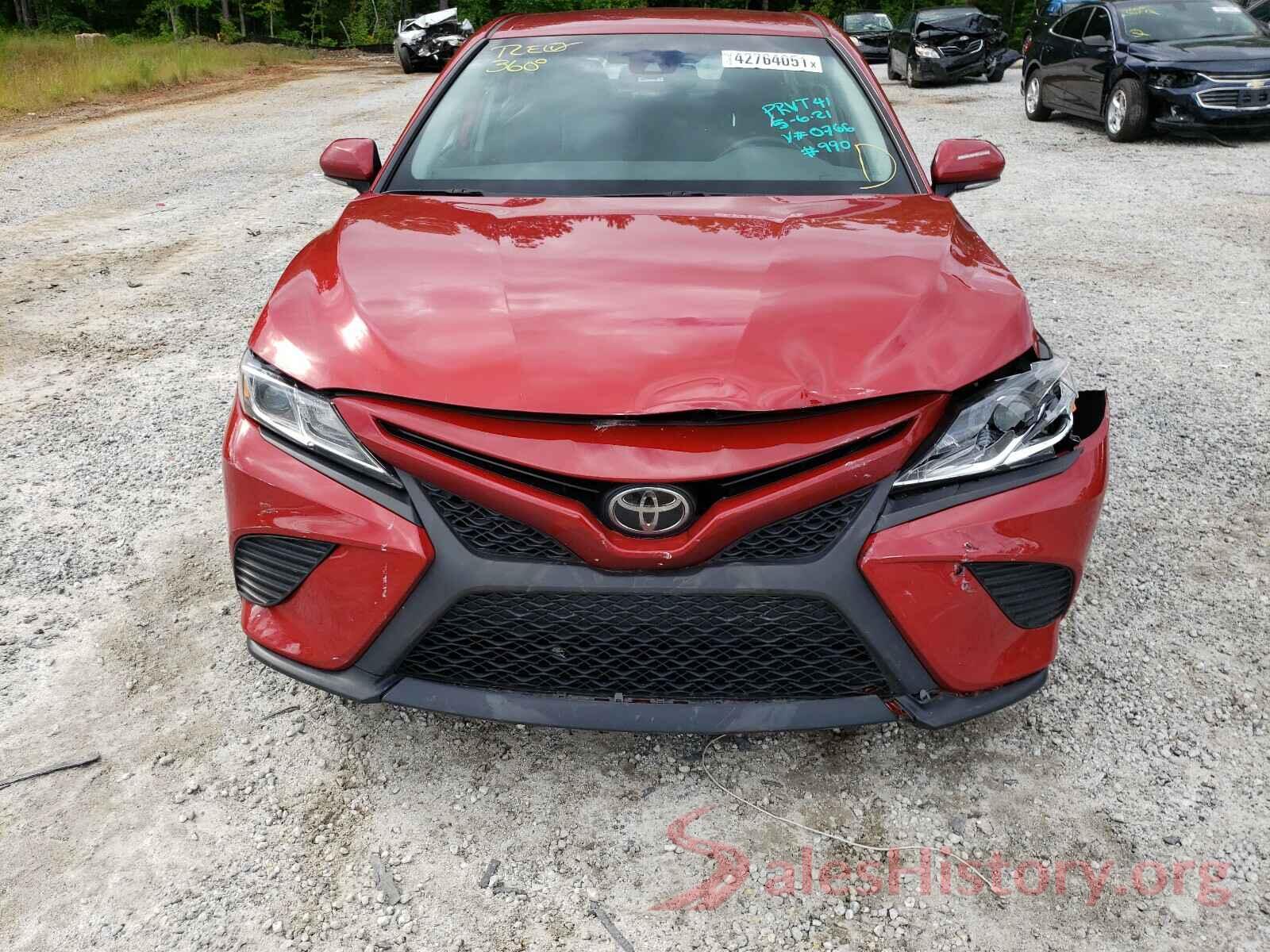 4T1B11HK9KU210766 2019 TOYOTA CAMRY