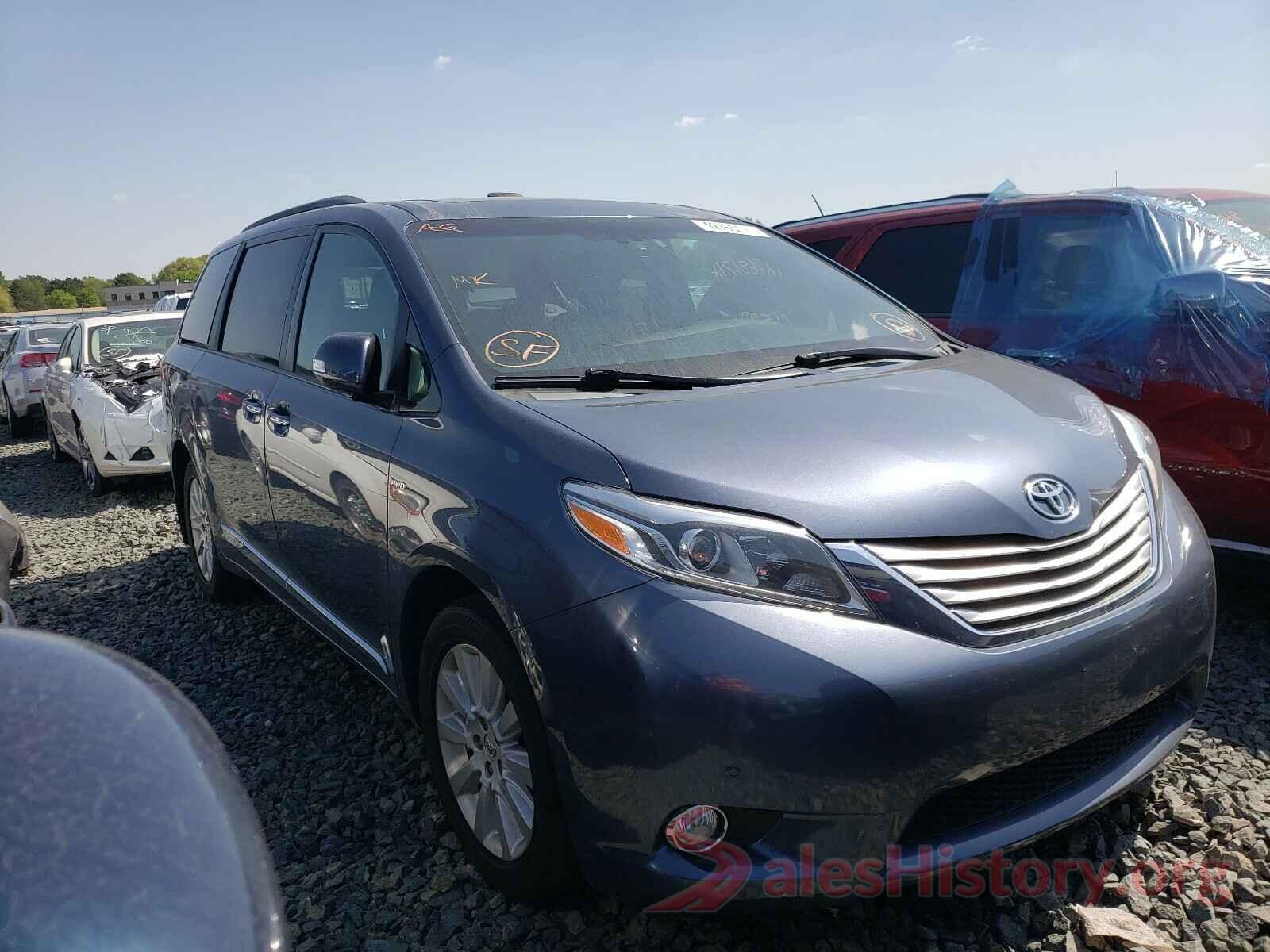 5TDDK3DC3GS133344 2016 TOYOTA SIENNA