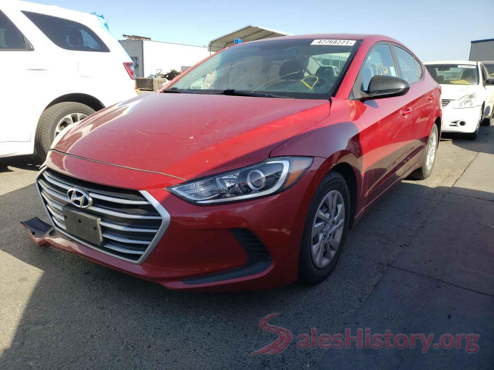 KMHD74LF1HU093731 2017 HYUNDAI ELANTRA