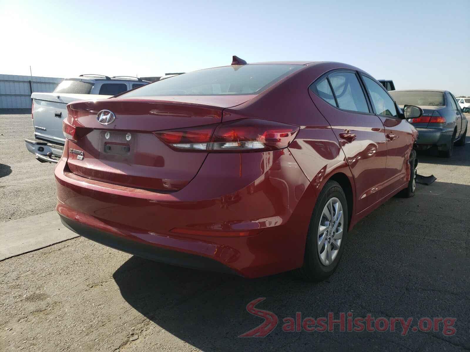 KMHD74LF1HU093731 2017 HYUNDAI ELANTRA