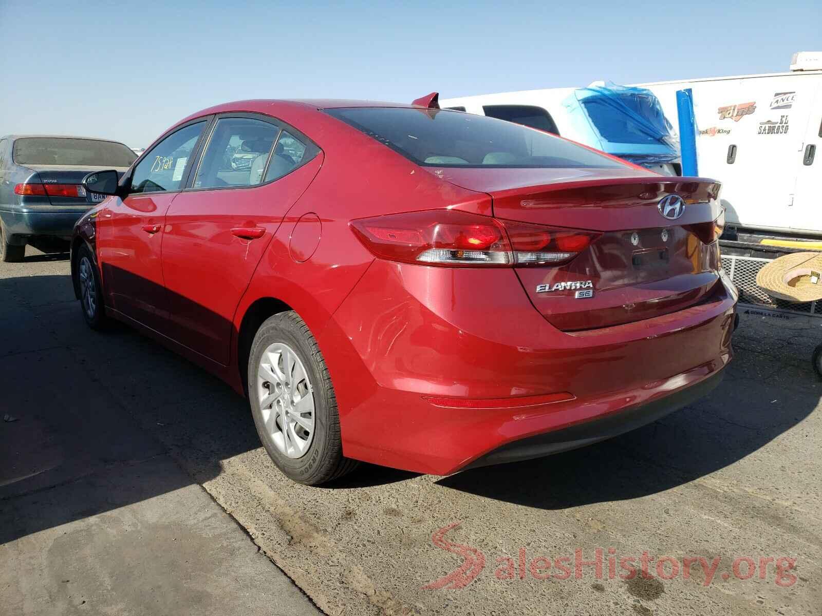 KMHD74LF1HU093731 2017 HYUNDAI ELANTRA