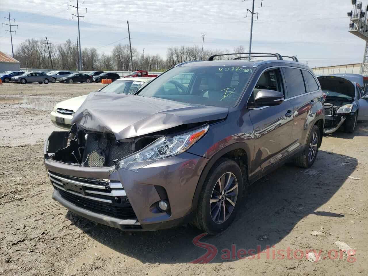 5TDJZRFH8KS583607 2019 TOYOTA HIGHLANDER