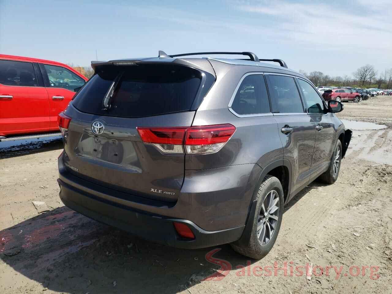 5TDJZRFH8KS583607 2019 TOYOTA HIGHLANDER