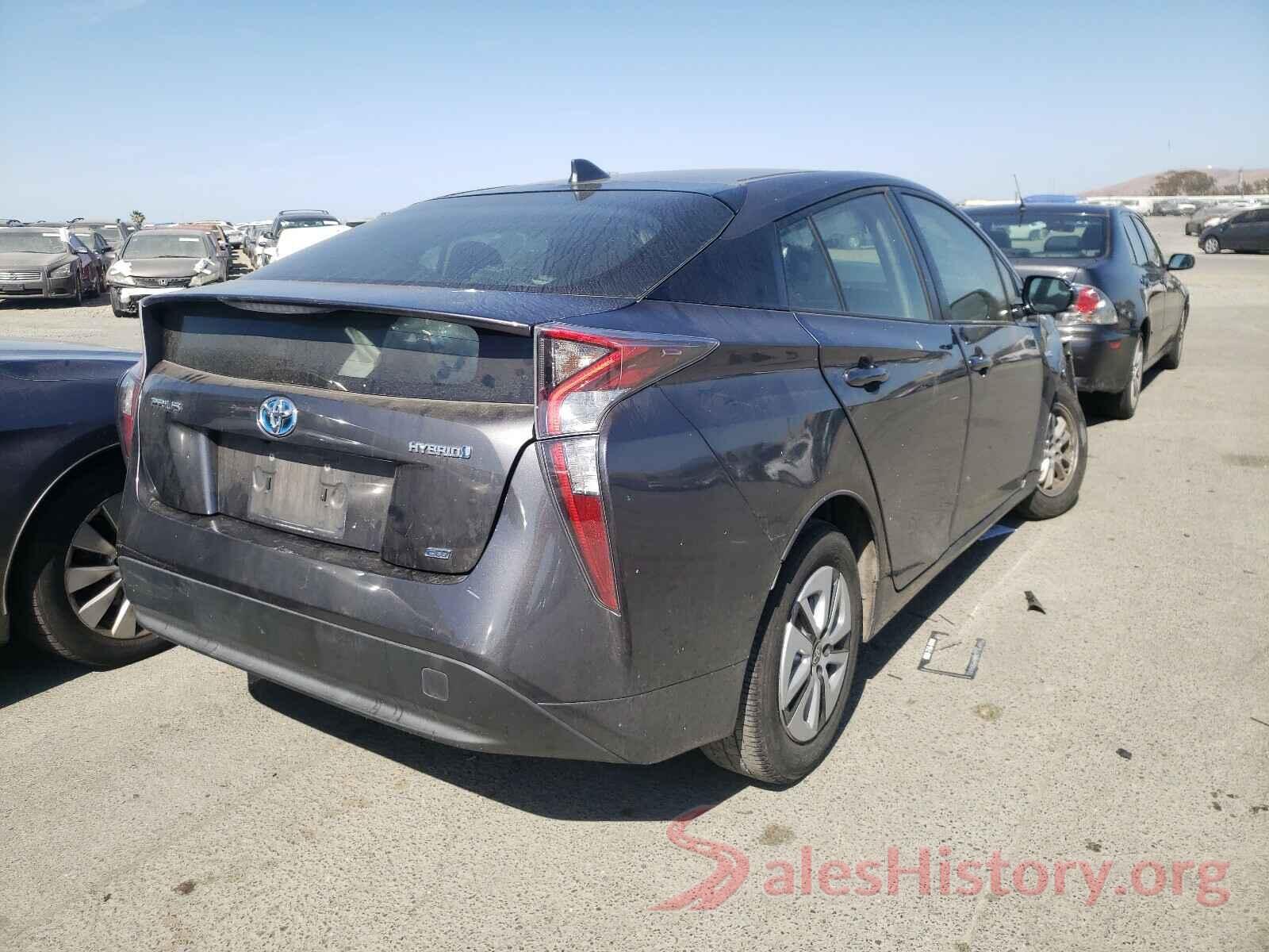 JTDKARFU9G3524552 2016 TOYOTA PRIUS