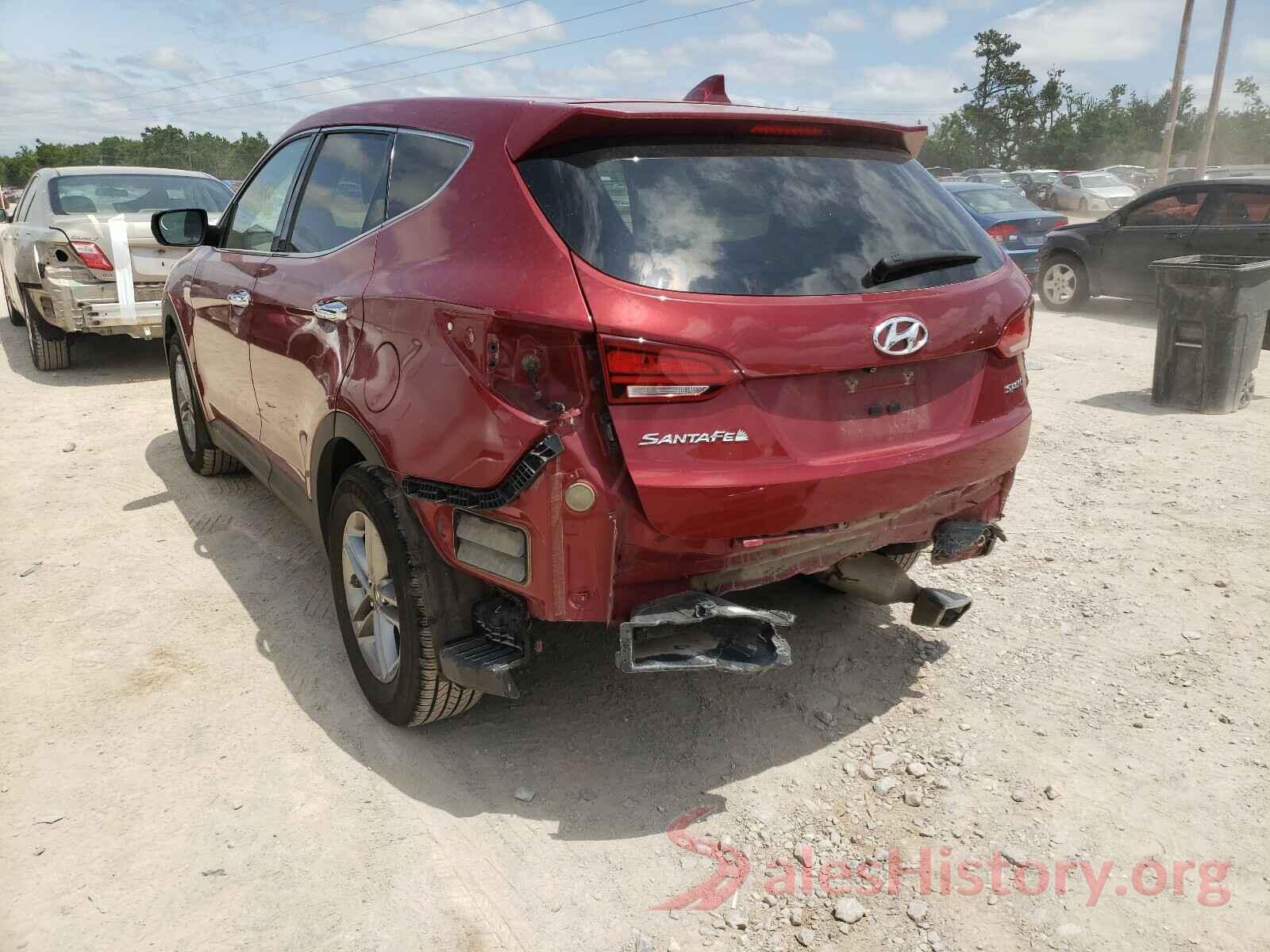 5XYZT3LB4HG396842 2017 HYUNDAI SANTA FE