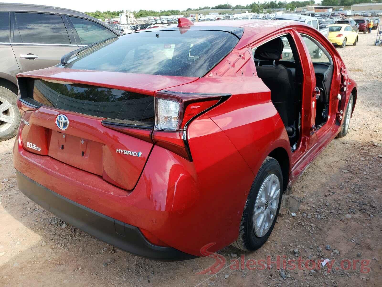 JTDKARFU7L3113385 2020 TOYOTA PRIUS