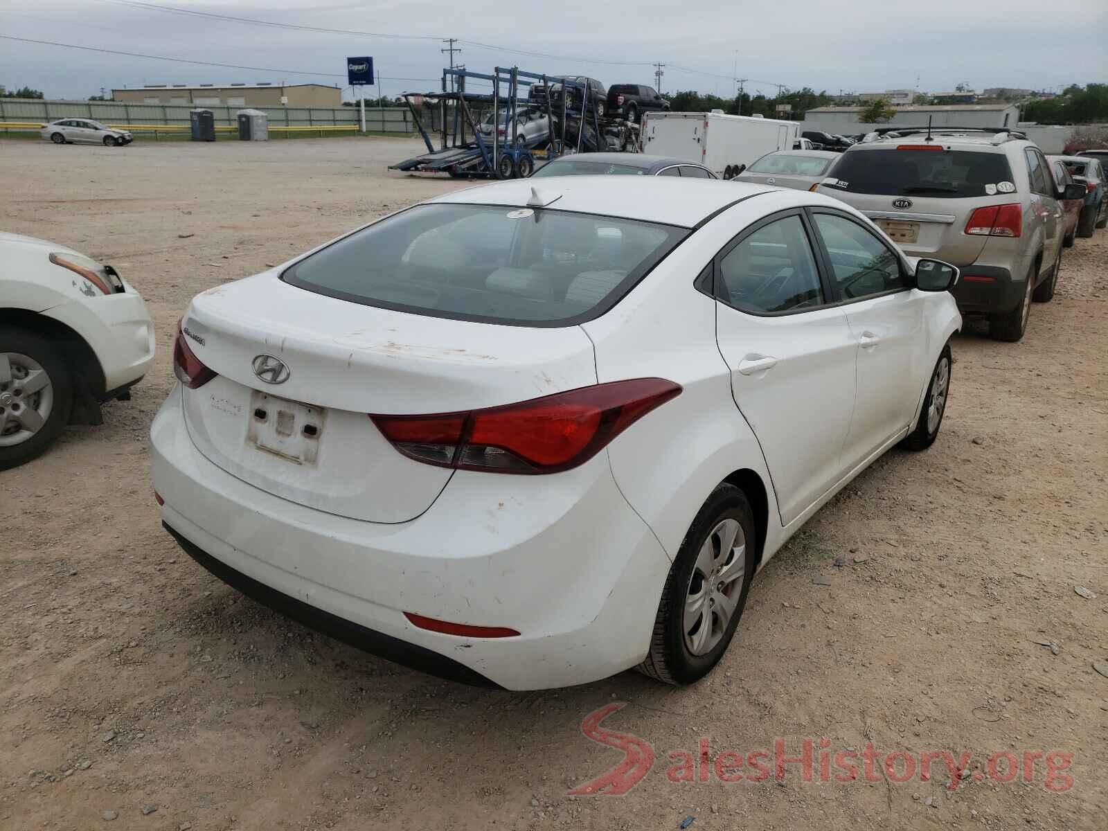 5NPDH4AE1GH746501 2016 HYUNDAI ELANTRA