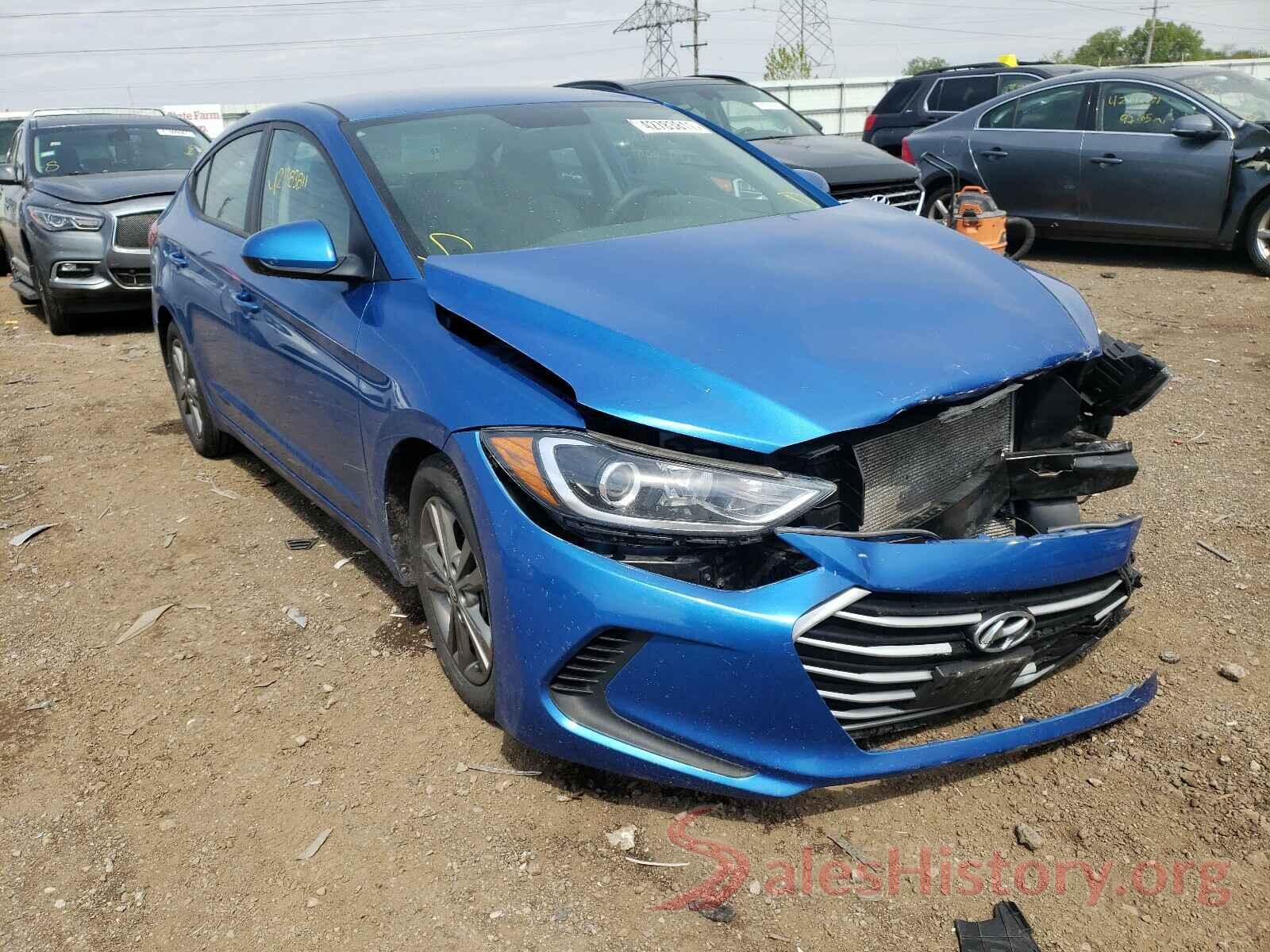 5NPD84LF8JH307969 2018 HYUNDAI ELANTRA