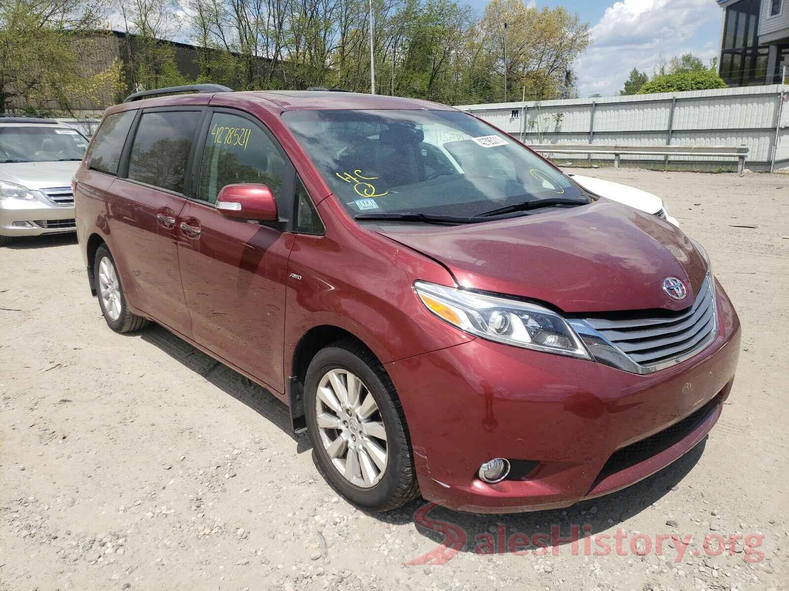 5TDDZ3DCXHS173613 2017 TOYOTA SIENNA