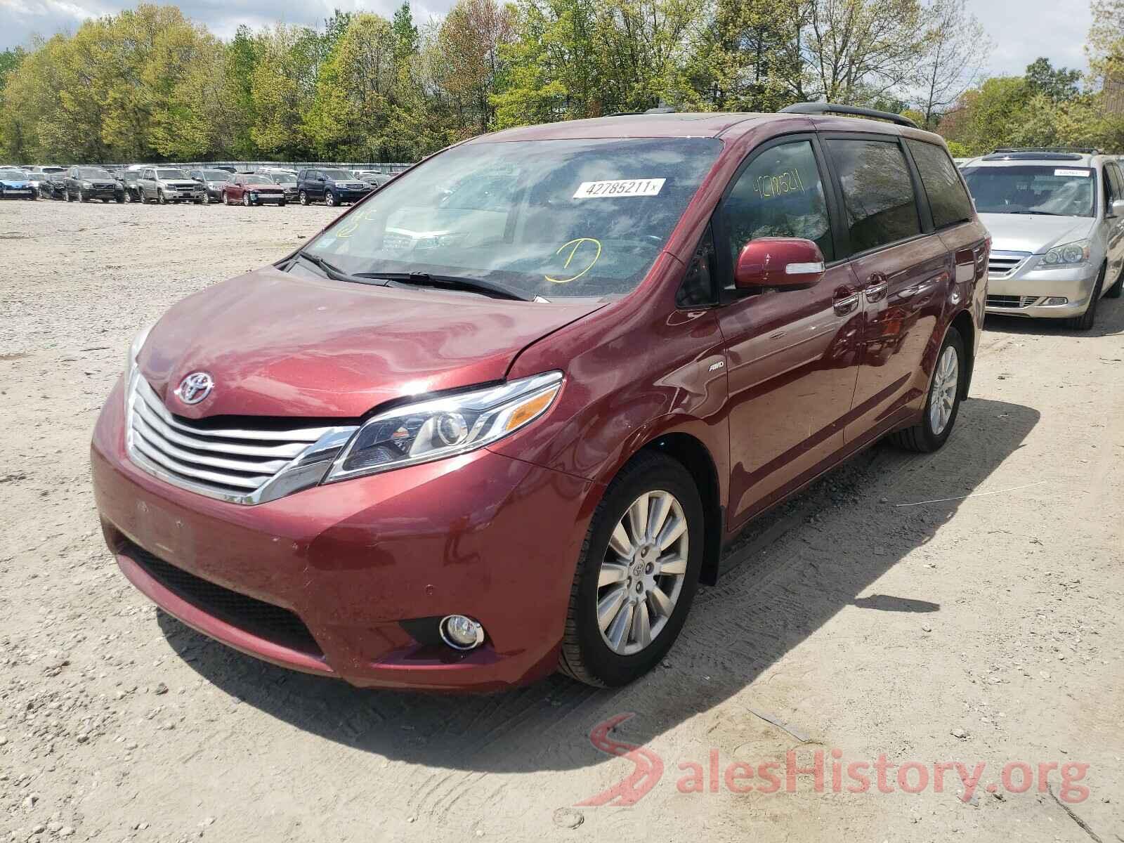 5TDDZ3DCXHS173613 2017 TOYOTA SIENNA