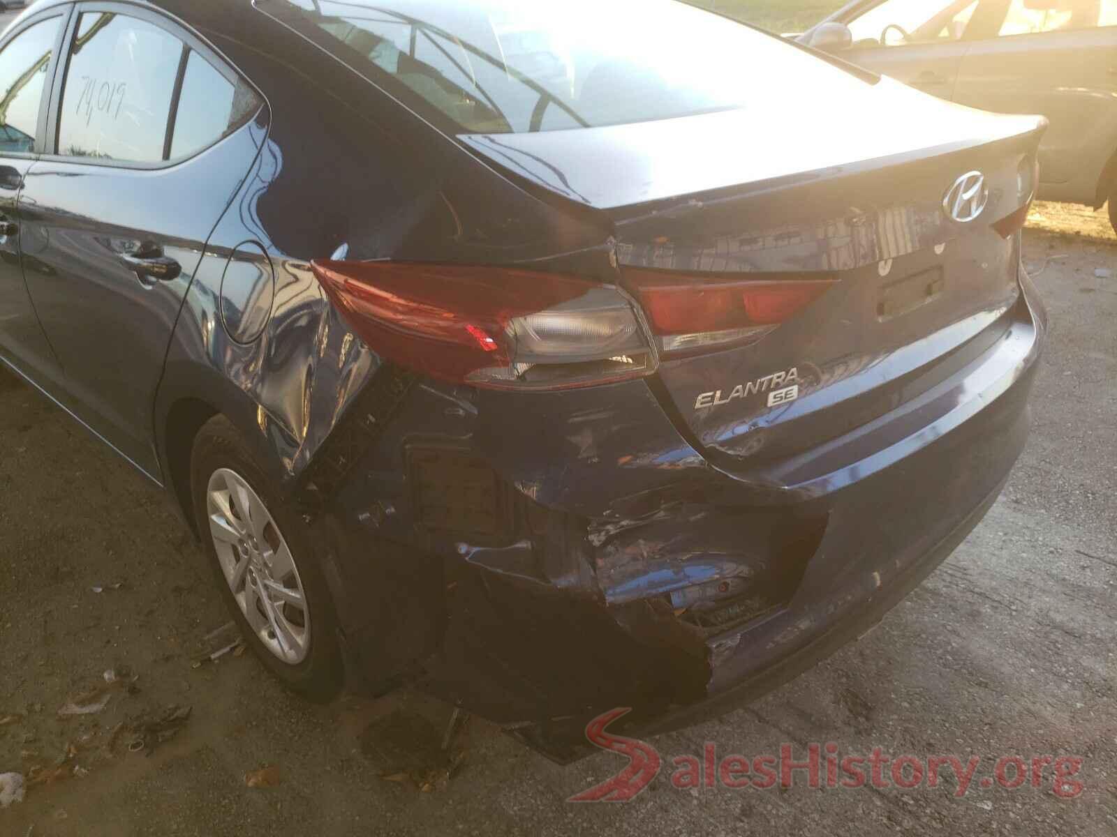 5NPD74LF5JH340446 2018 HYUNDAI ELANTRA