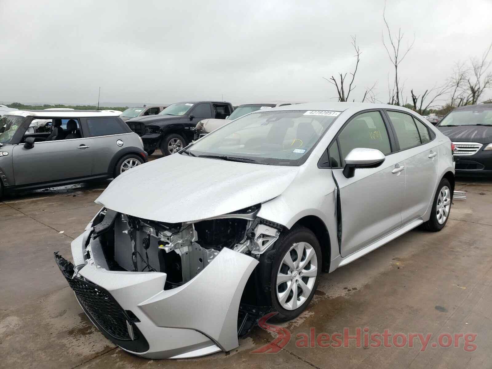 JTDEPMAE0MJ148863 2021 TOYOTA COROLLA