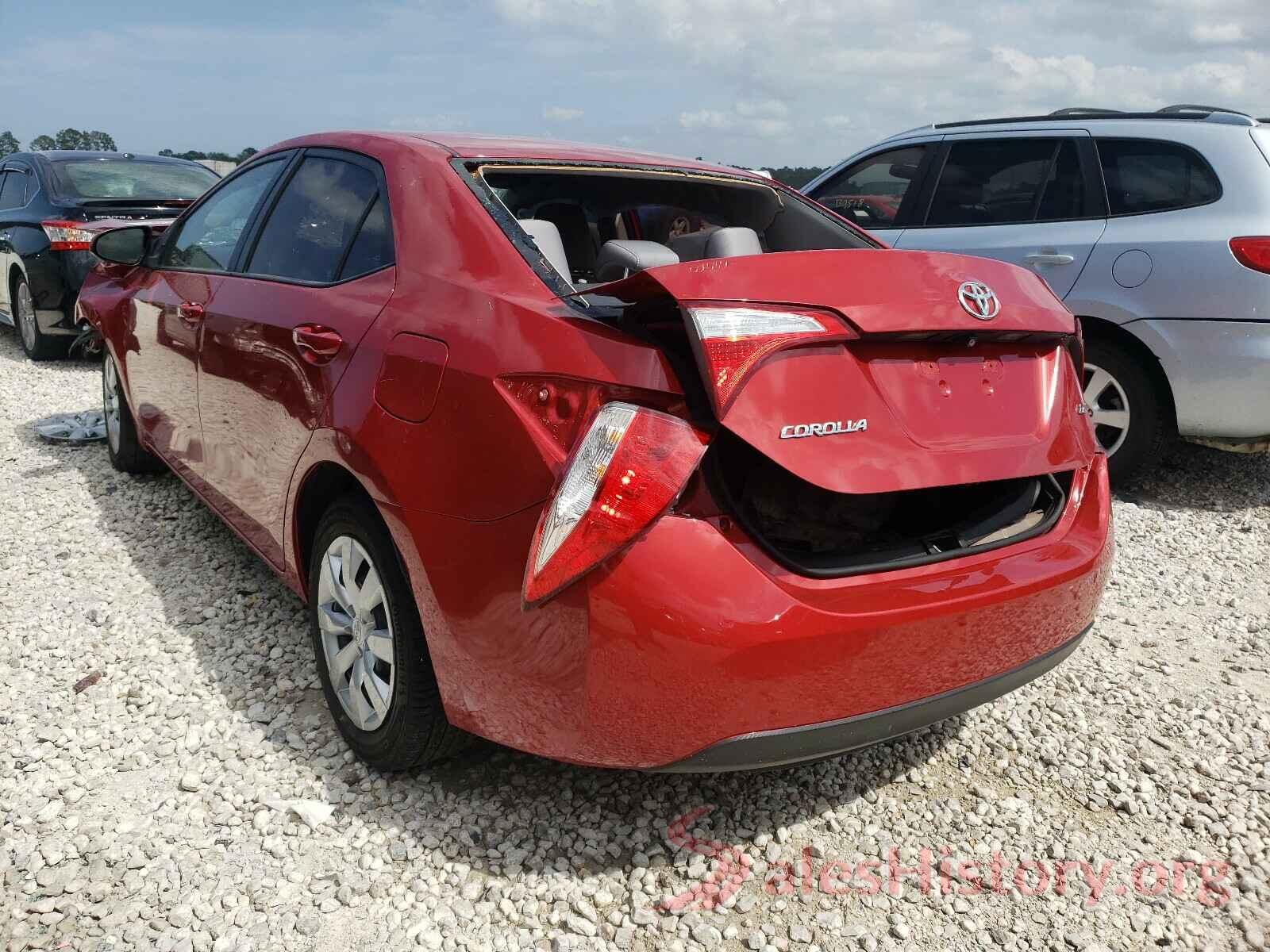 5YFBURHE5GP510684 2016 TOYOTA COROLLA