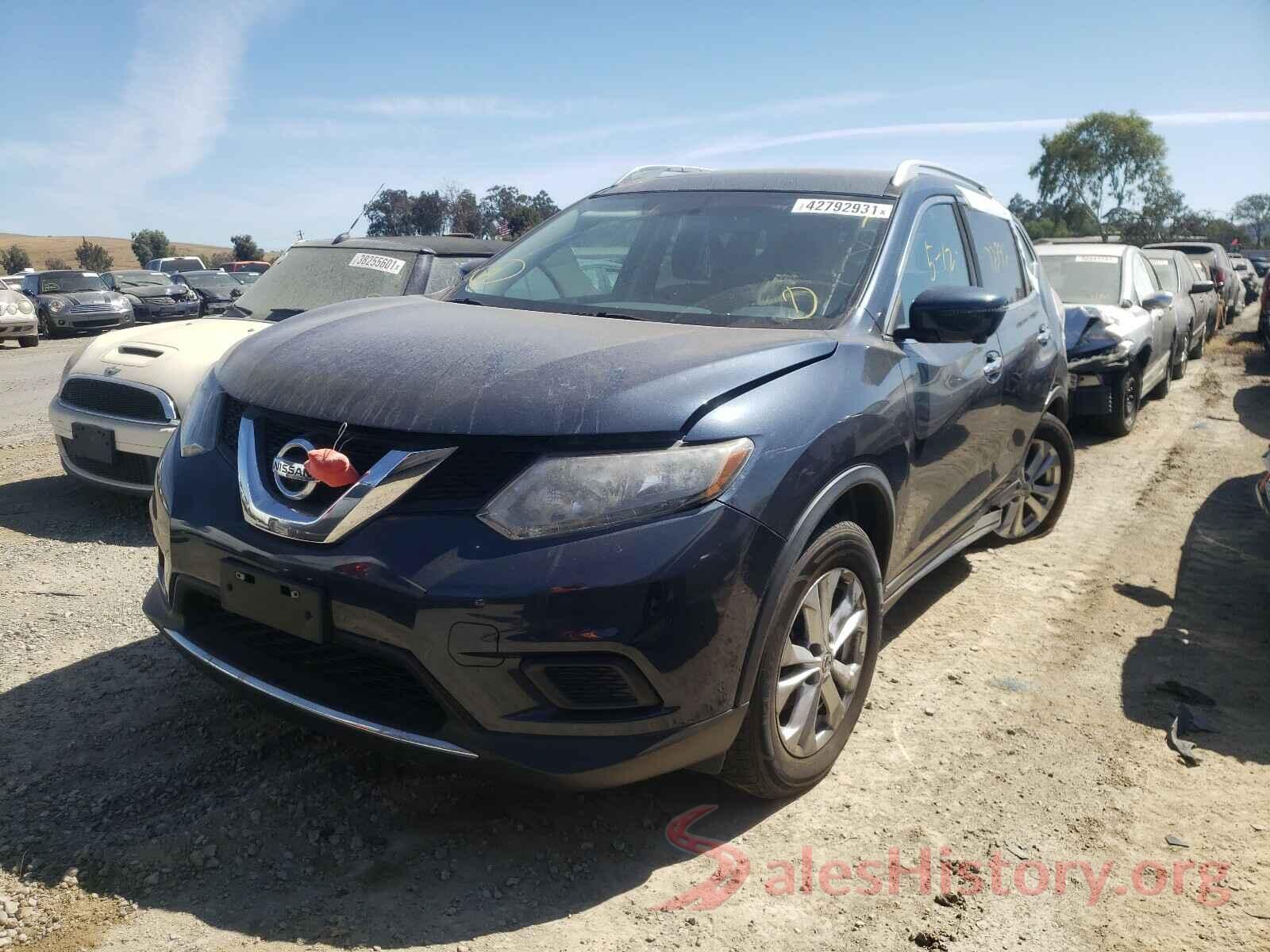 5N1AT2MT0GC838514 2016 NISSAN ROGUE