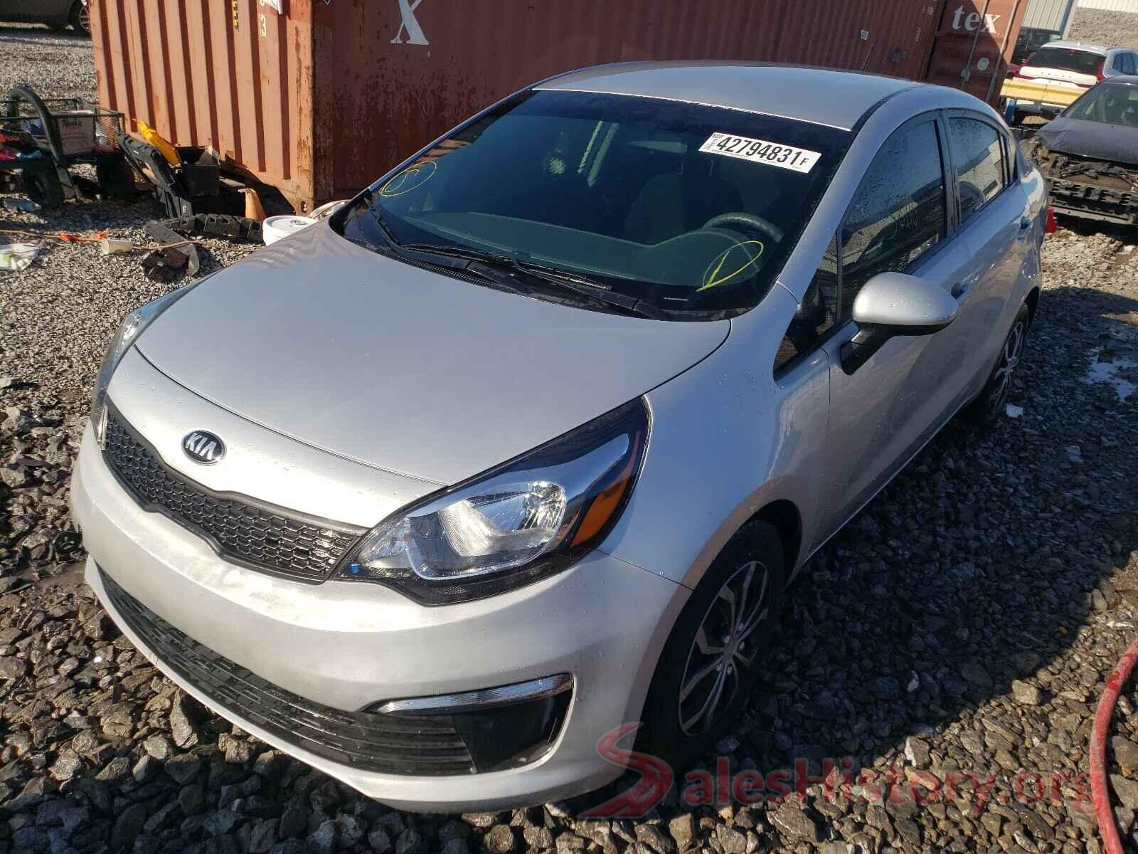 KNADM4A34G6649181 2016 KIA RIO