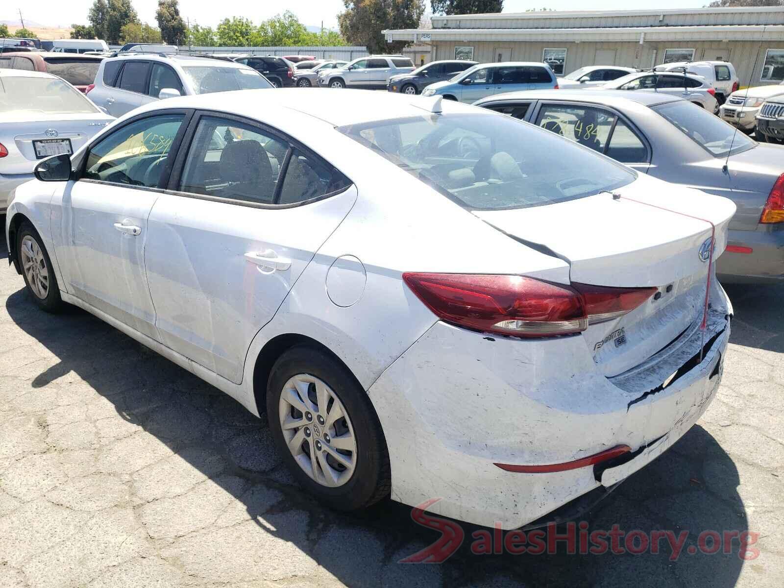 5NPD74LF4HH165245 2017 HYUNDAI ELANTRA