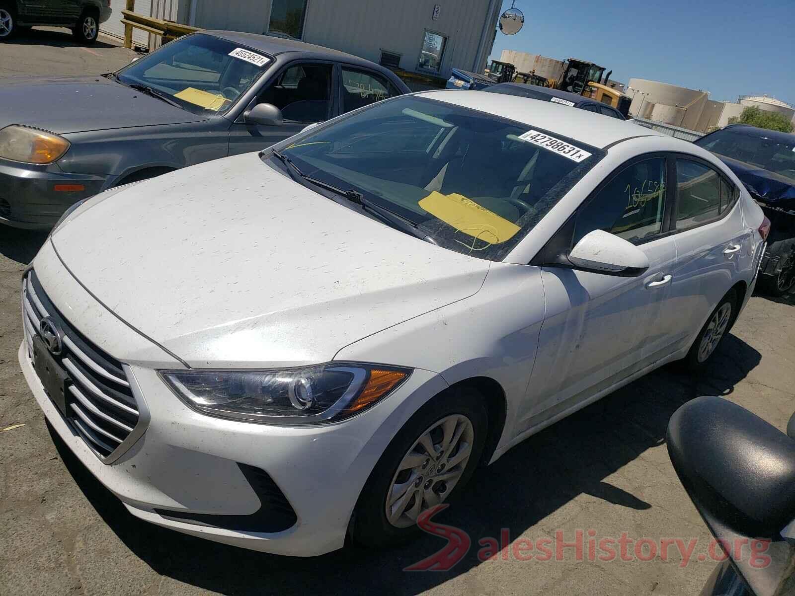 5NPD74LF4HH165245 2017 HYUNDAI ELANTRA