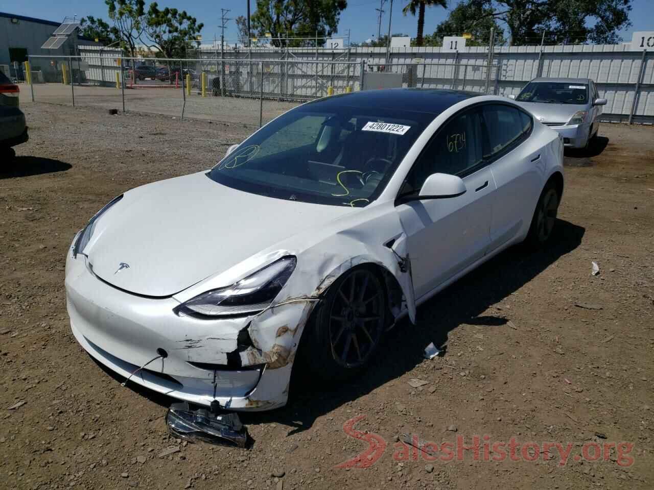 5YJ3E1EA3MF051134 2021 TESLA MODEL 3