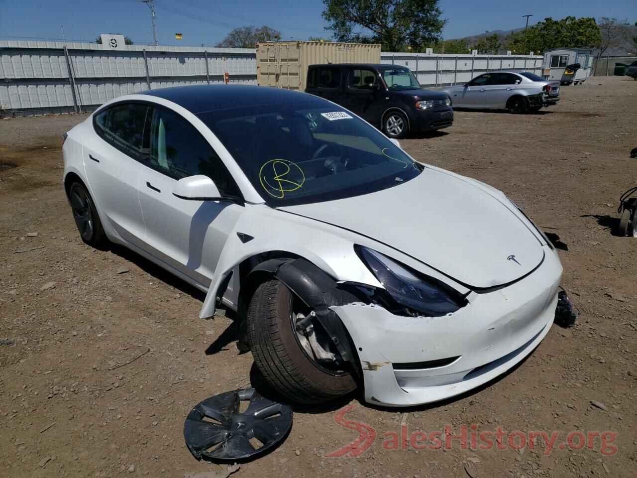 5YJ3E1EA3MF051134 2021 TESLA MODEL 3