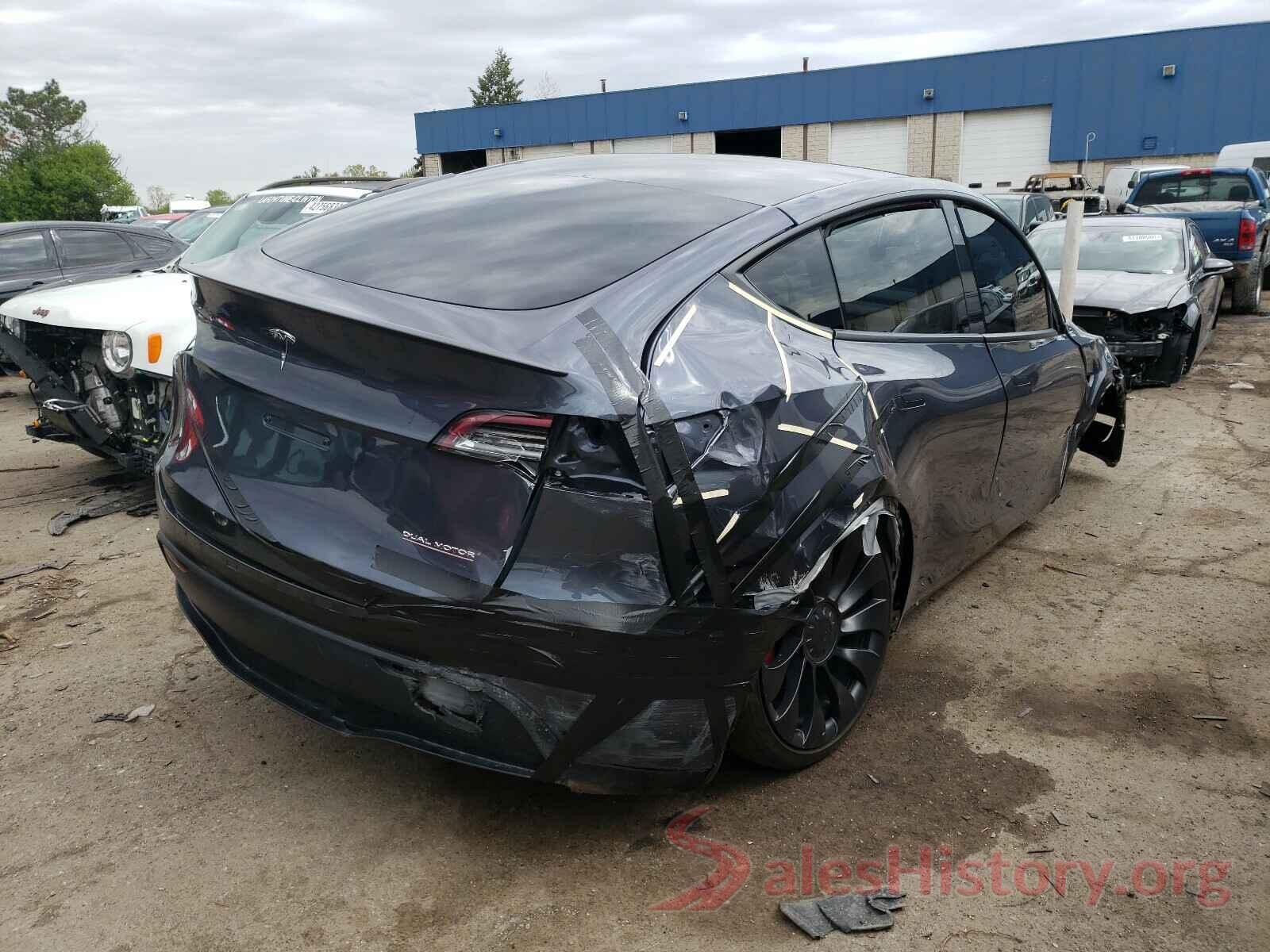 5YJYGDEFXLF001259 2020 TESLA MODEL Y