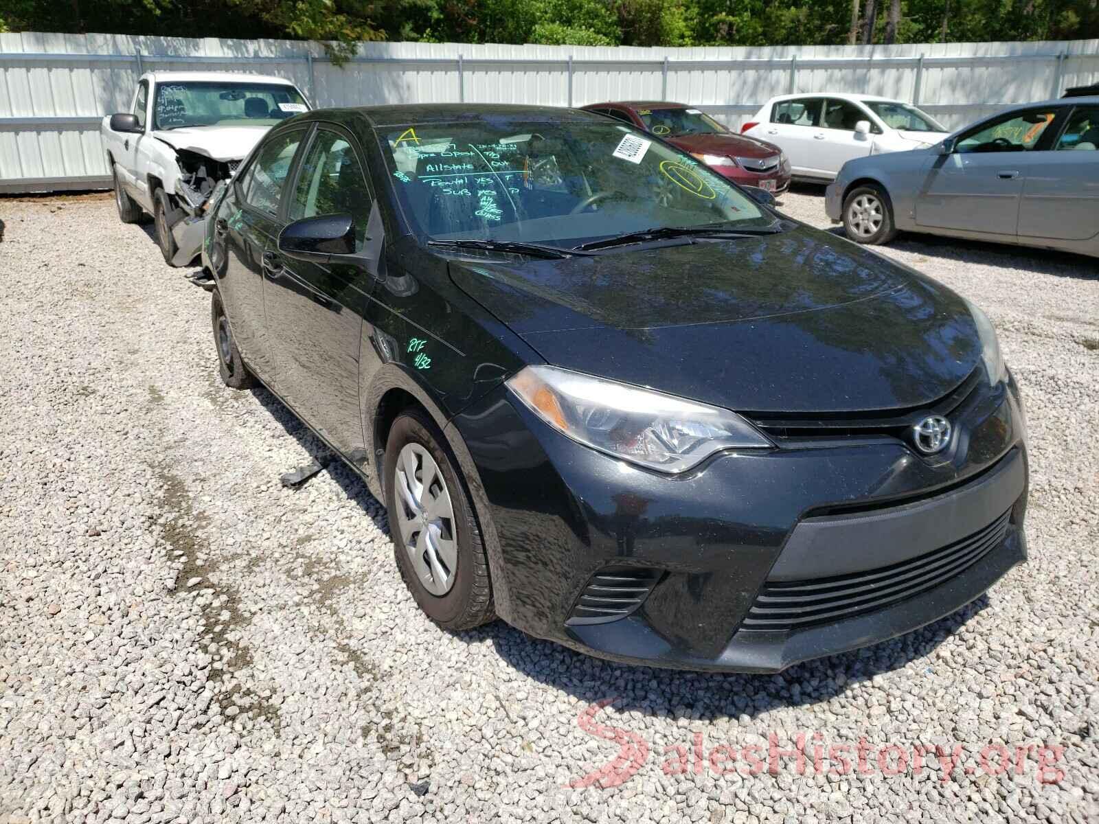 2T1BURHE2GC539107 2016 TOYOTA COROLLA