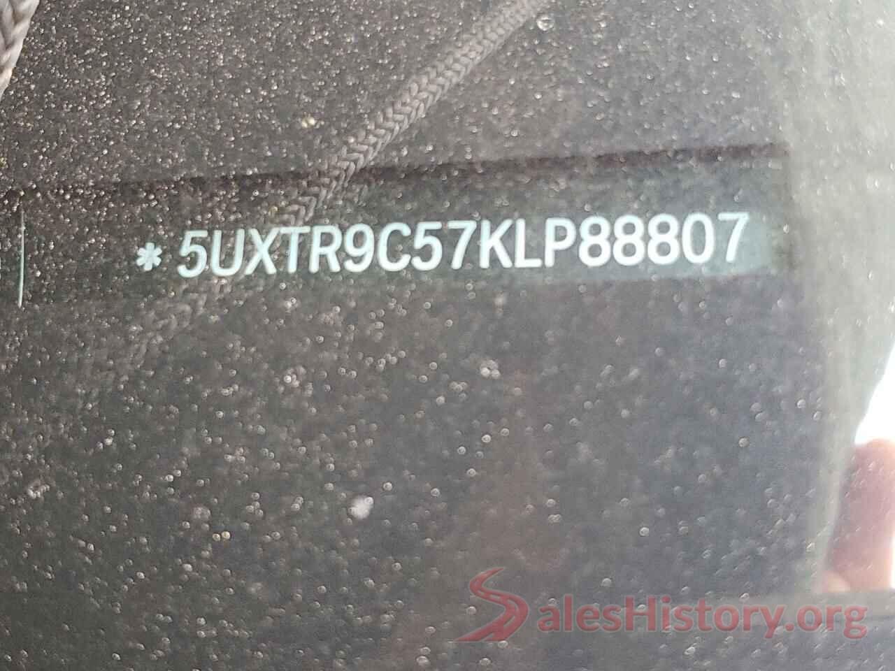 5UXTR9C57KLP88807 2019 BMW X3