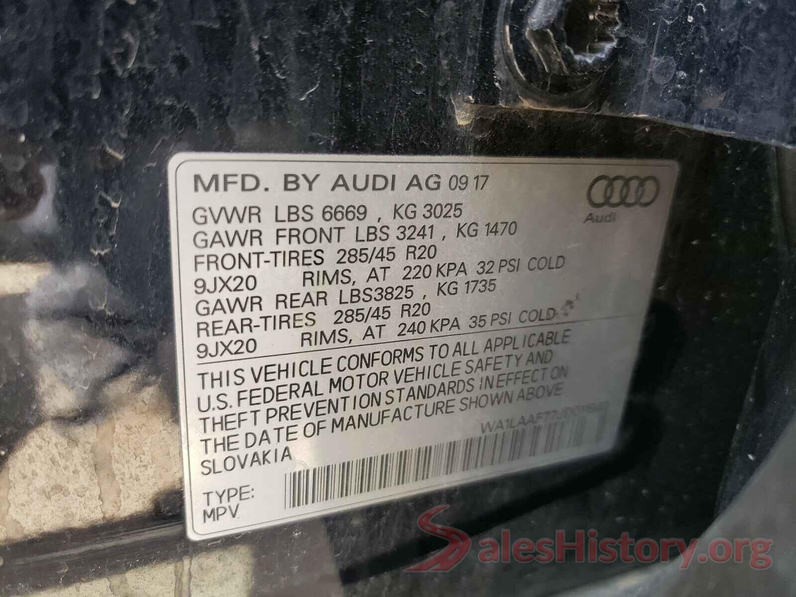 WA1LAAF77JD011943 2018 AUDI Q7