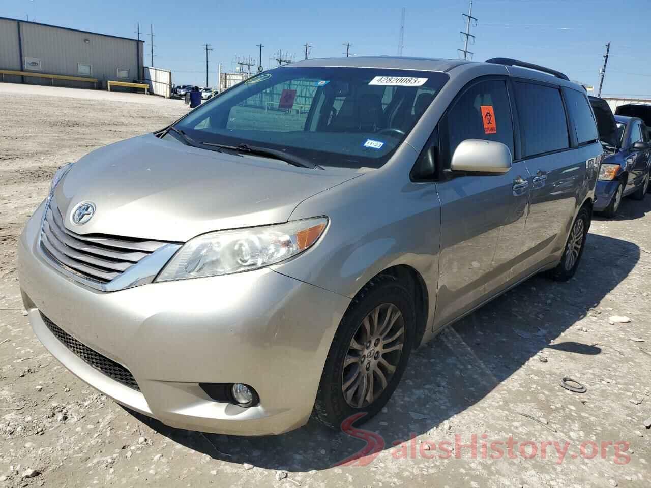 5TDYK3DC5FS578684 2015 TOYOTA SIENNA