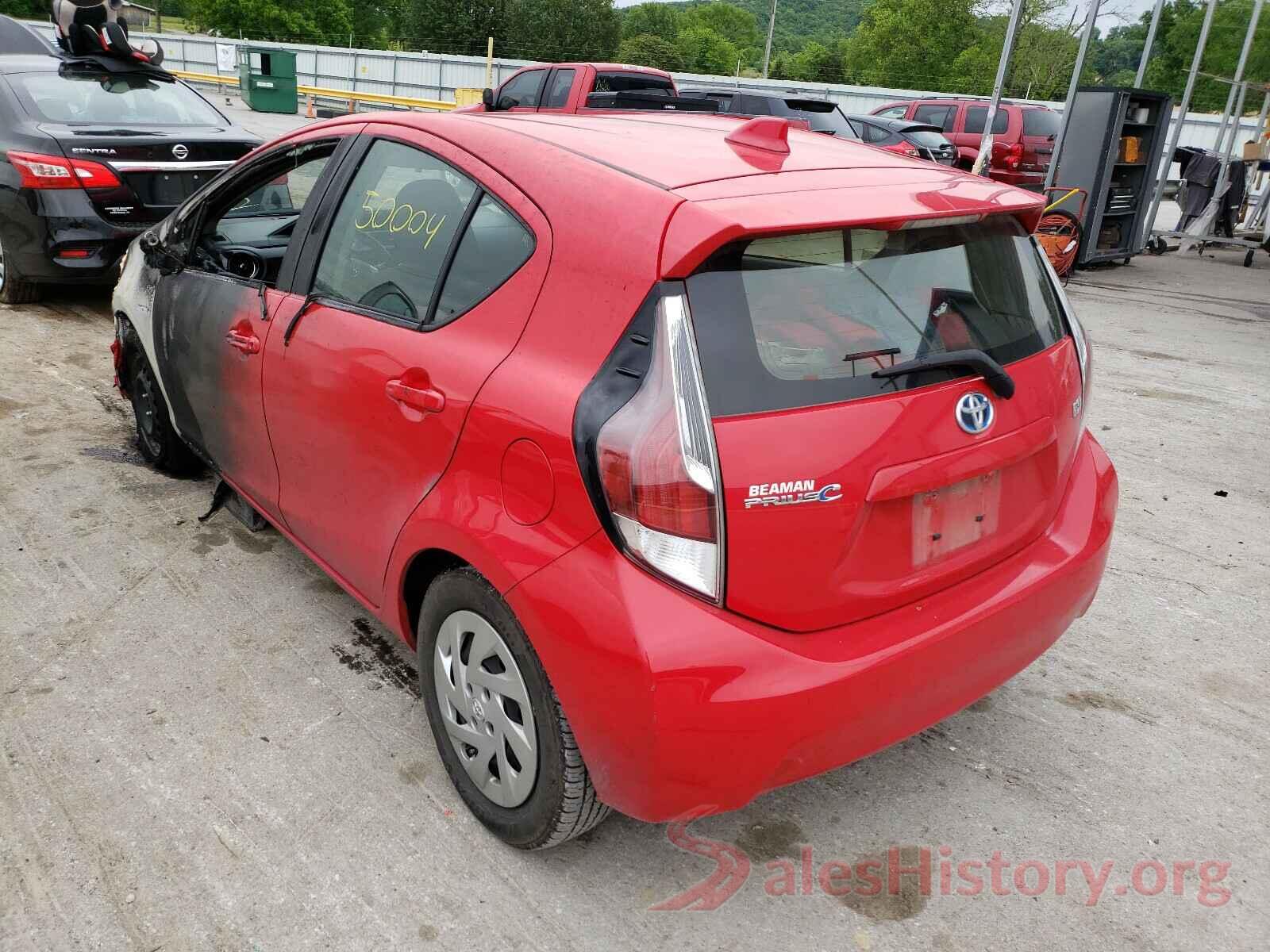 JTDKDTB31G1116849 2016 TOYOTA PRIUS