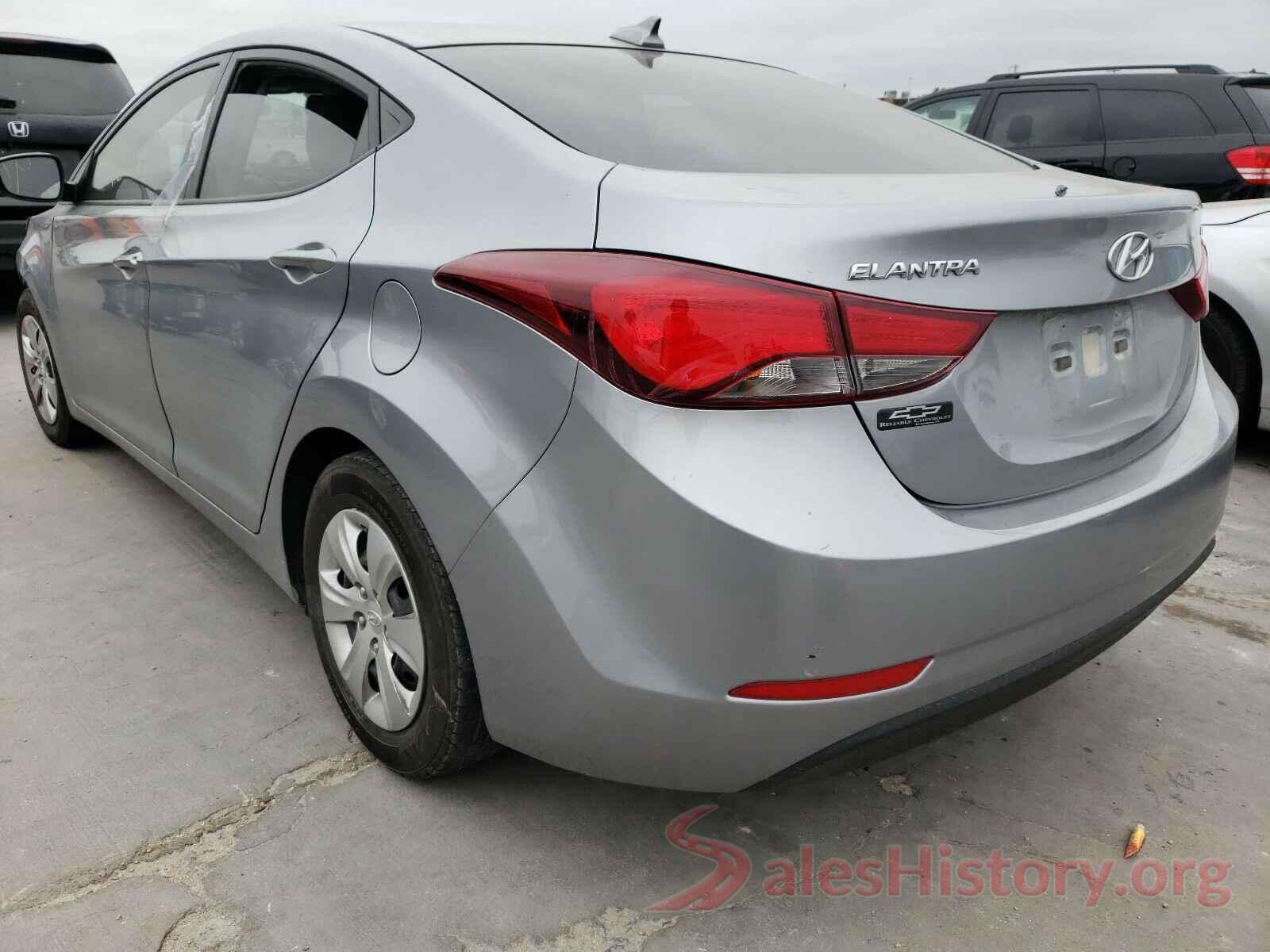 5NPDH4AE4GH669977 2016 HYUNDAI ELANTRA