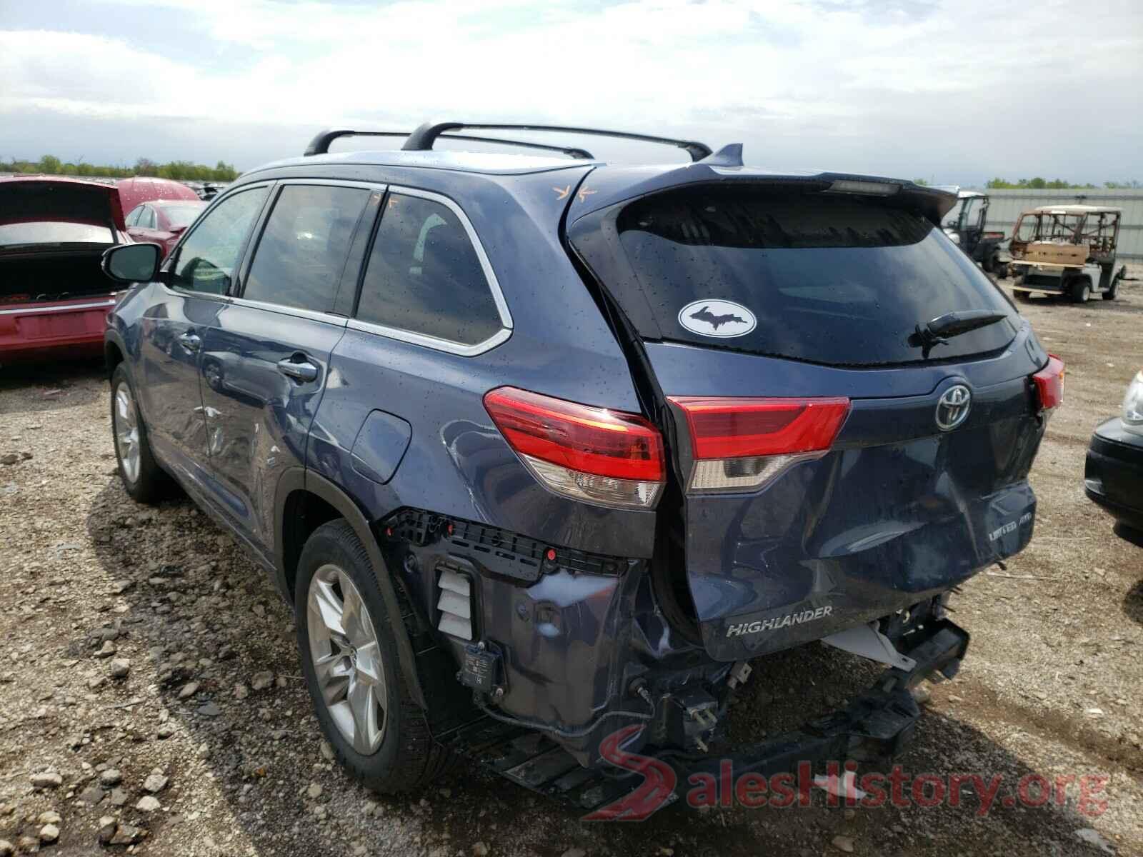 5TDDZRFH7KS927182 2019 TOYOTA HIGHLANDER