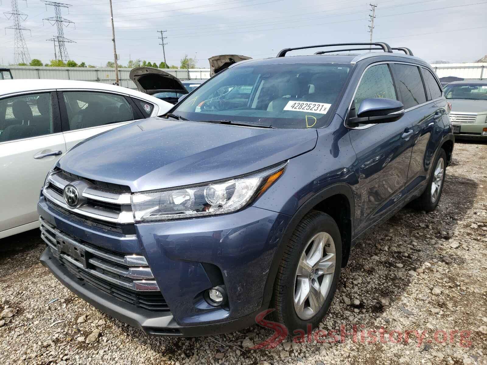 5TDDZRFH7KS927182 2019 TOYOTA HIGHLANDER