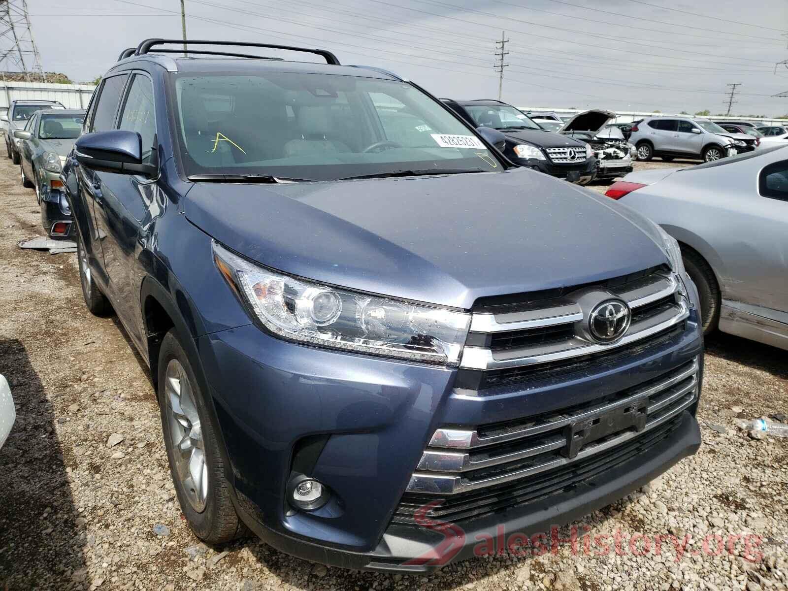 5TDDZRFH7KS927182 2019 TOYOTA HIGHLANDER