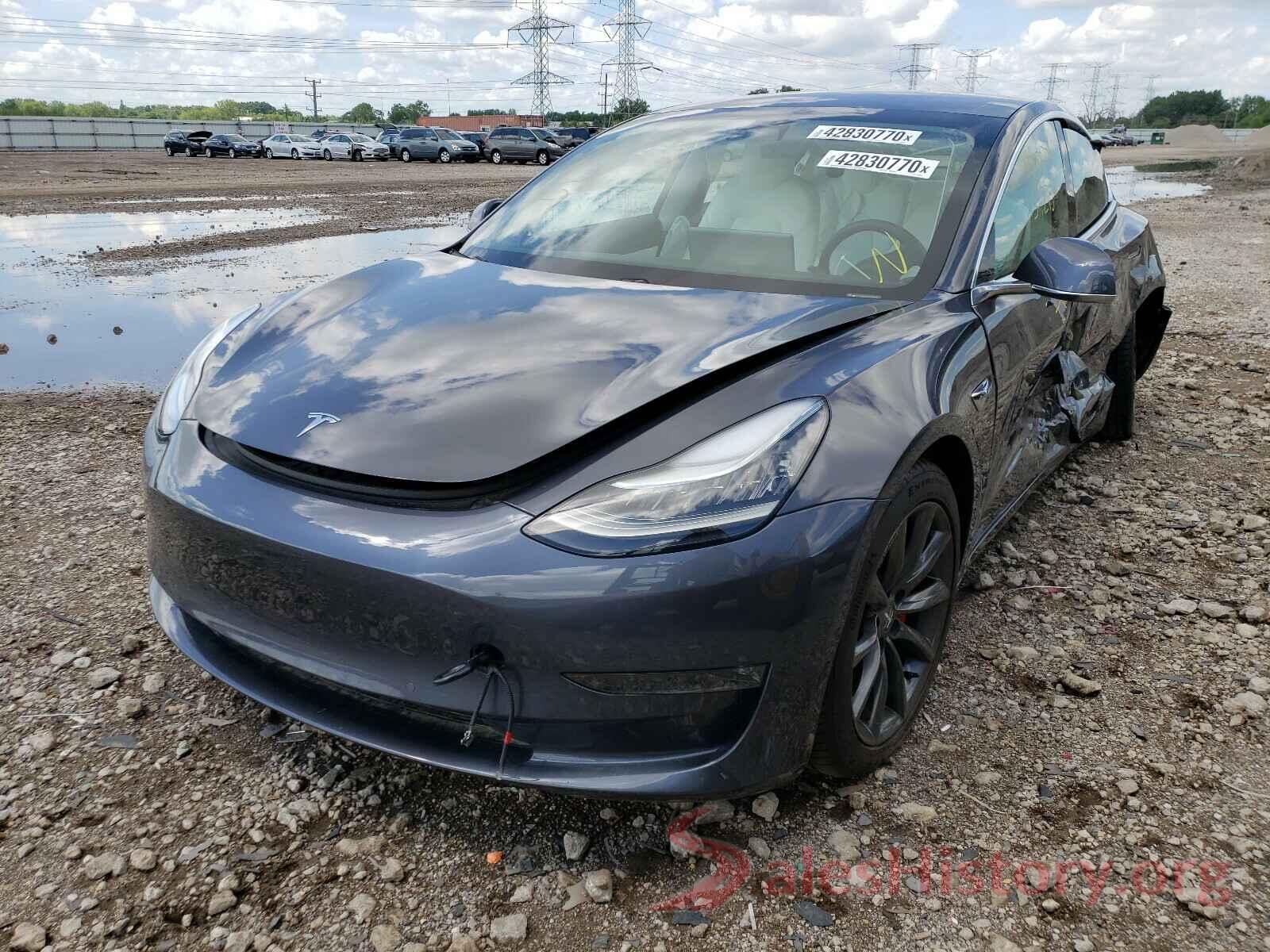 5YJ3E1EBXJF079453 2018 TESLA MODEL 3