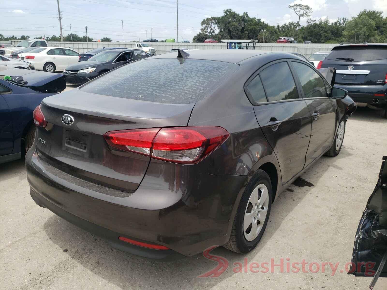 3KPFK4A7XHE013316 2017 KIA FORTE