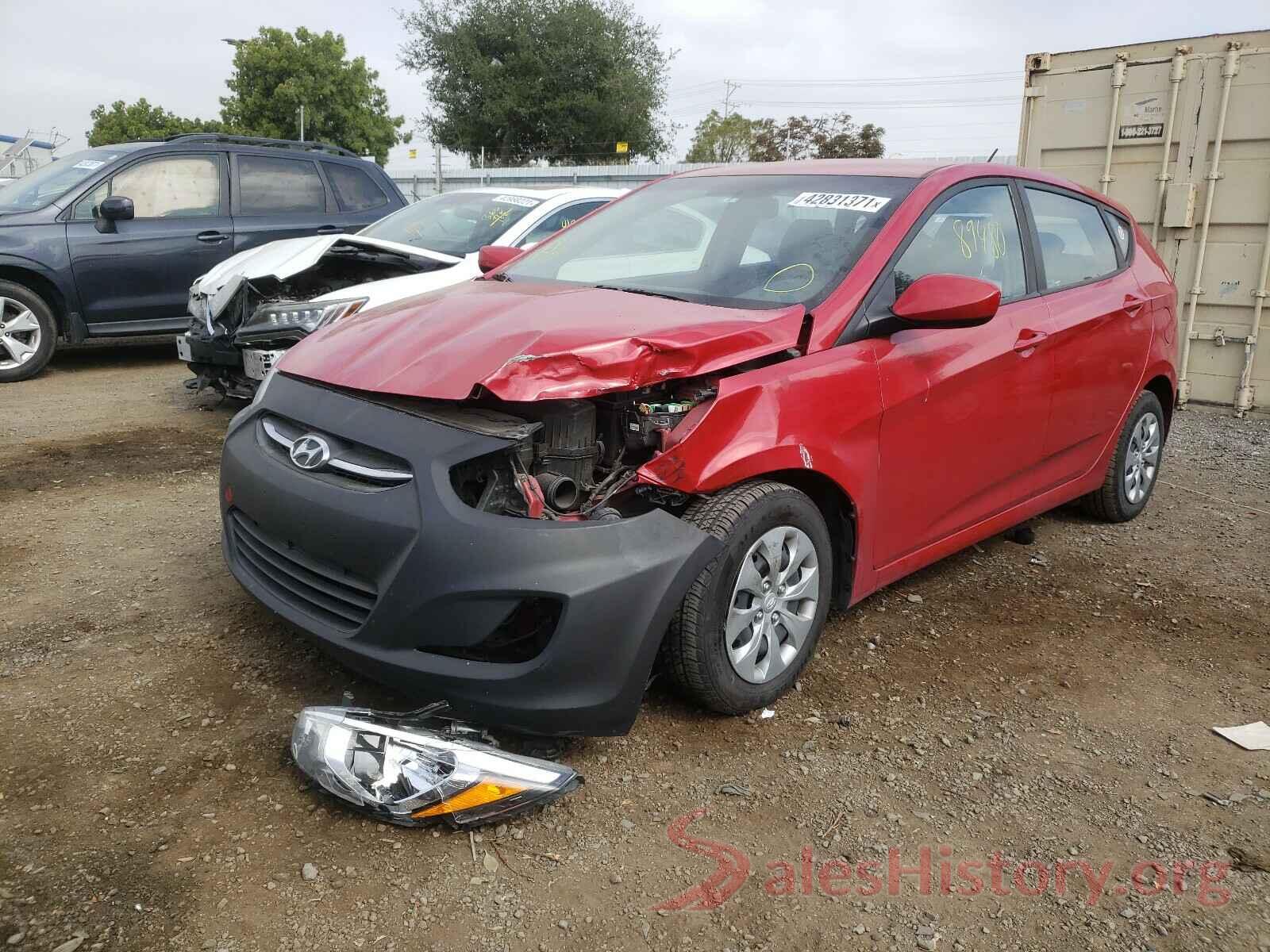 KMHCT5AE1HU323470 2017 HYUNDAI ACCENT