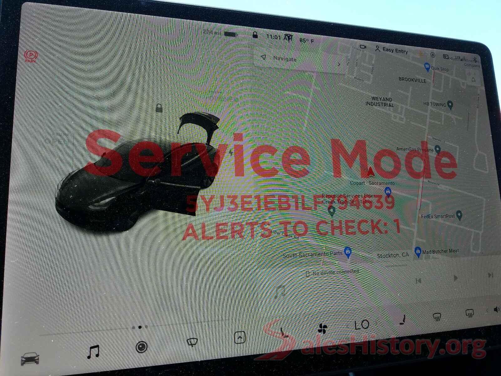 5YJ3E1EB1LF794639 2020 TESLA MODEL 3