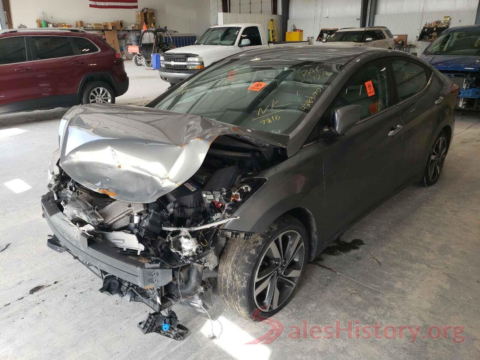 KMHDH4AEXGU597216 2016 HYUNDAI ELANTRA