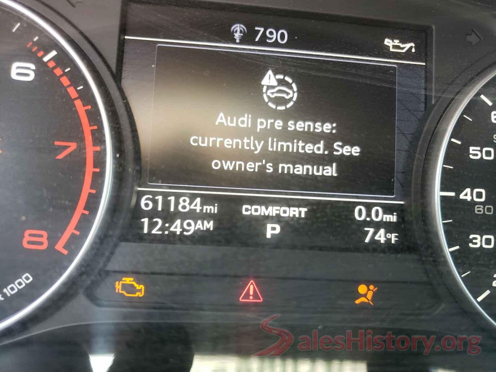 WAUKMAF47JA069189 2018 AUDI A4