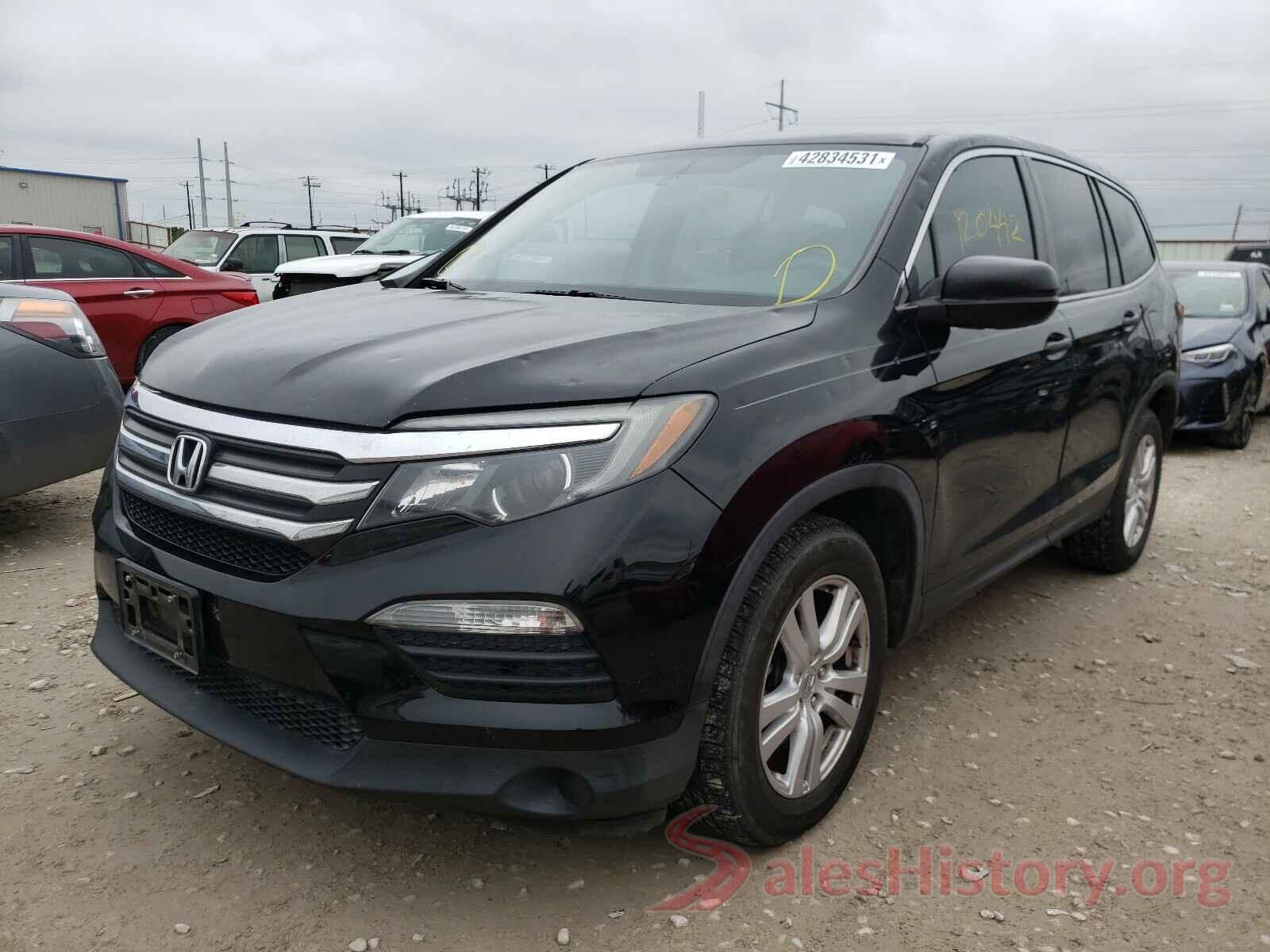 5FNYF5H1XGB018707 2016 HONDA PILOT