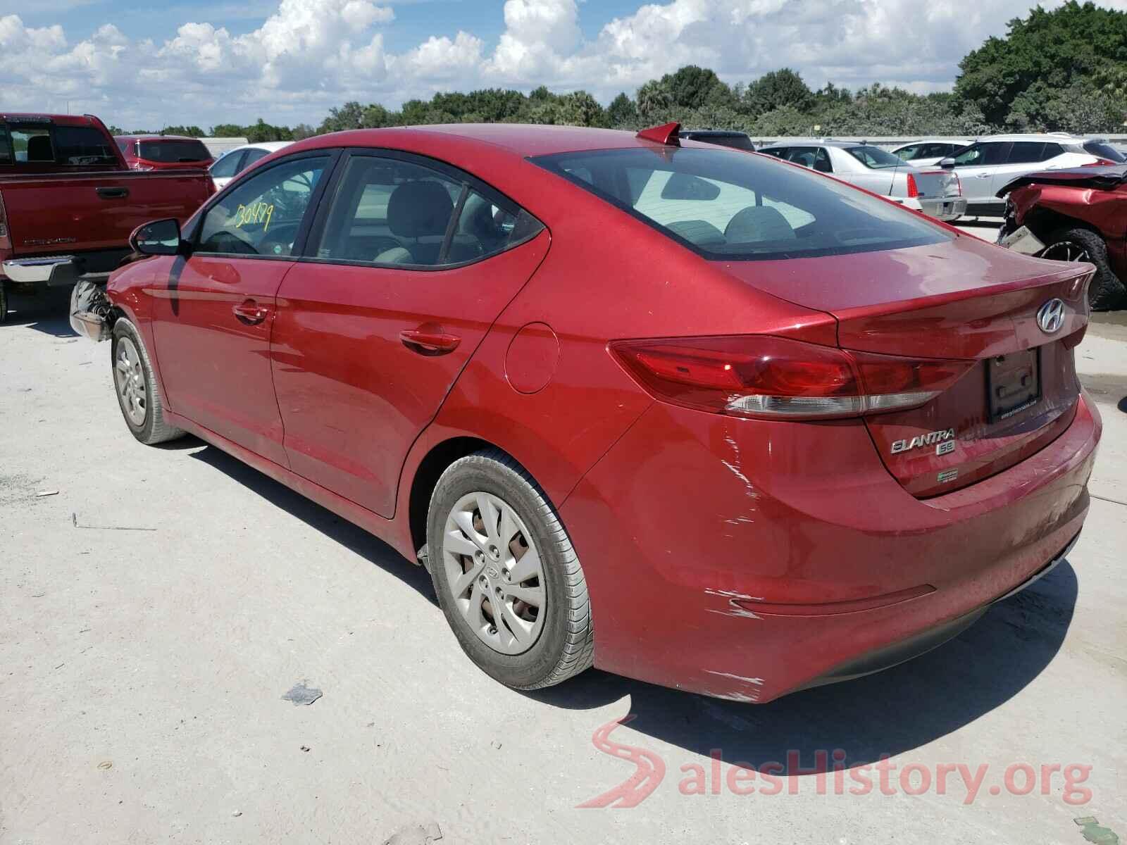 5NPD74LF8HH080585 2017 HYUNDAI ELANTRA