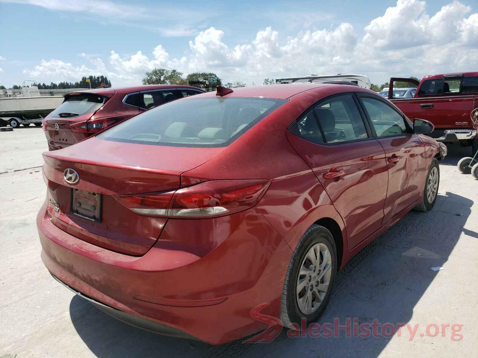 5NPD74LF8HH080585 2017 HYUNDAI ELANTRA