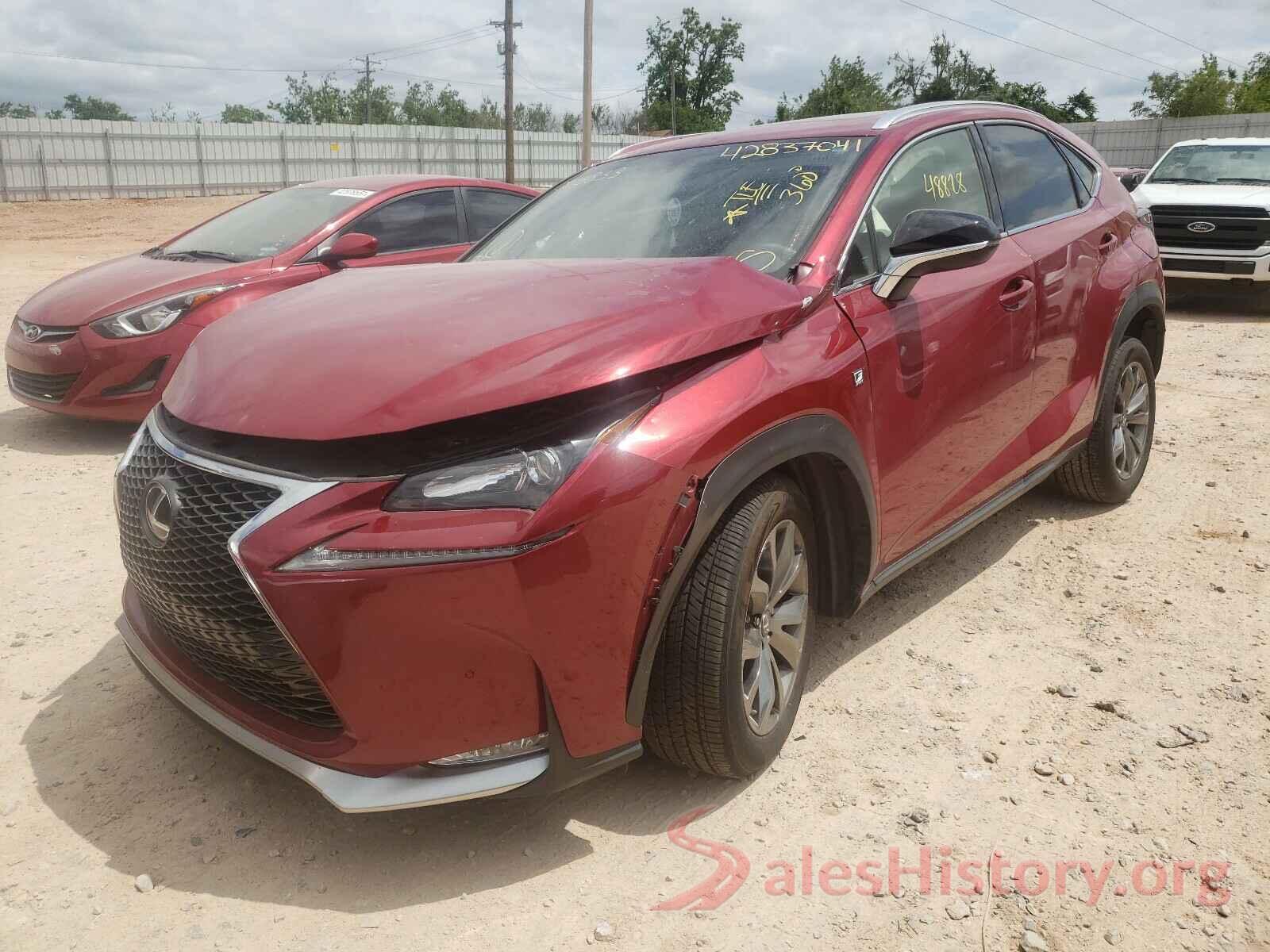 JTJYARBZ0H2065833 2017 LEXUS NX